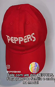 Boné Vermelho exclusivo PEPPERS