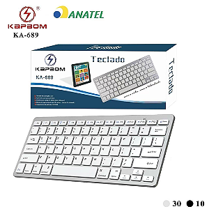 Teclado Kapbom KA-689 Compacto Branco