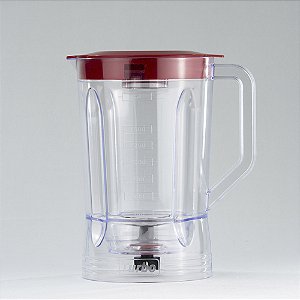 Copo Mondial L1000/ L1100 Turbo Inox L1200 W (tampa verm.) 9302 Cristal.