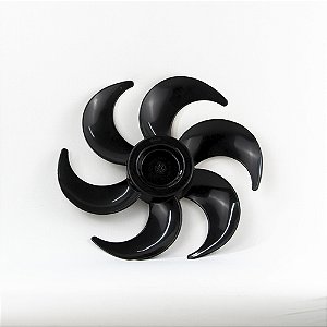 Hélice Arno 30cm Turbo silencio Maxx alivio (6 pás) Preta
