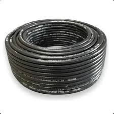Rolo Mangueira Lona Preta 500 Lib. 1/4