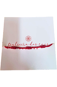 Pulseira 7 Nós Vermelha