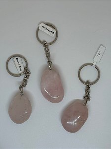 Chaveiro Quartzo Rosa