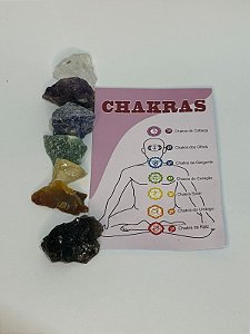 Kit Cristais Chacras Bruto