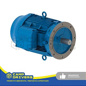 MOTOR W22 30 CV 4P 180M 440V 60Hz IR3 PREMIUM SEM PÉS - SEMINOVO