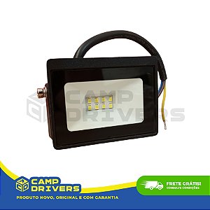 REFLETOR 10W ULTRASLIM BRASILED ESSENTIAL IP65