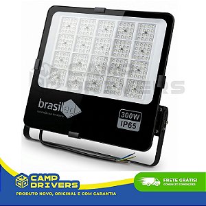 REFLETOR FLOODLIGHT FL002-1P-300 MIDPRO3 300W 30.00LM FP 0.9 6500K BRASILED