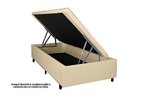 BOX BAU SIMPLES 30CM SOLT LINHO BEGE - ALTO NIVEL