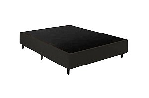 BASE BOX 25CM QUEEN PRETO - ALTO NIVEL