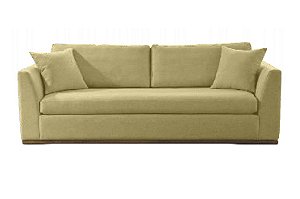 SOFA FIXO EGITO 220CM LINHO BEGE/014 - FERONI
