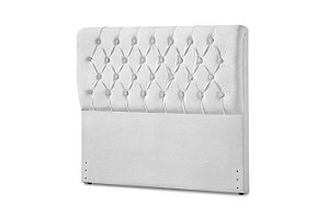 CABECEIRA QUEEN 1.60 BARCELONA CLASSIC KORINO BRANCO/606