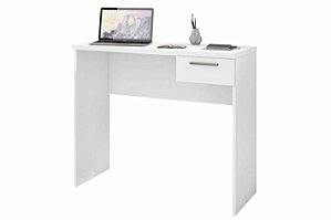 MESA OFFICE COM 1 GAVETA 900 MM - BRANCA