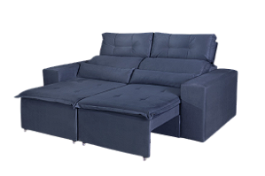 SOFA RETRATIL BEATRIZ 1.95m - AZUL