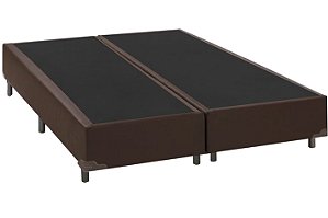 BOX BASE CASAL BIPARTIDO - KORINO MARROM