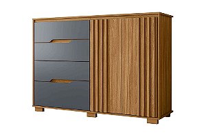 COMODA CQ.2230 TEXAS 4GAV 2PTS FREIJO/CINZA - MOVAL