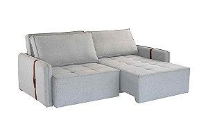 SOFA RETR SF.5890 MARAGOGI/10 LINHO CINZA 2281HR - LUXURY