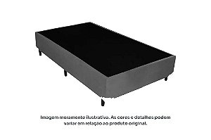 BOX/BASE *88X30 SUEDE CINZA - ECOTEC