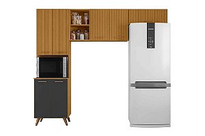 COZ COMPACTA OLINDA 3PCS FR RIP/GRAFITE - POLIMAM