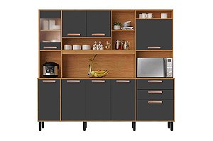 KIT COZ NAPOLES 2.20 C/VIDRO GRAFITE - ITATIAIA