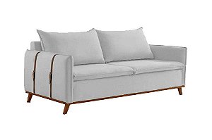 SOFA SF.3640 AVARE 200CM LINHO CINZA/461 - EST TEIXEIRA