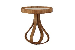 MESA CANTO/CEBOLA SAFIRA ALT-70 DIAM-50 OFF - DELINE