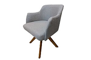 POLTRONA PRISMA GIRAT  CINZA/566 - JC ESTOF