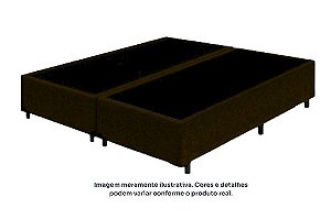 BOX/BASE BIP *158X25 SUEDE MARROM - UNIFLEX