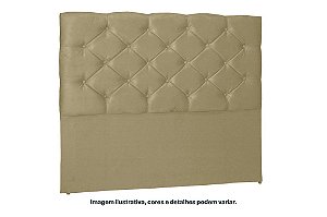 CABECEIRA BONY 158 QUEEN VEL BEGE - CRONOS ESTOF