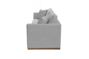 SOFA FIXO EGITO 220CM LINHO CINZA/015 - FERONI