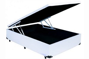 BOX BAU CASAL 1,38X1,88 KORINO BRANCO/100