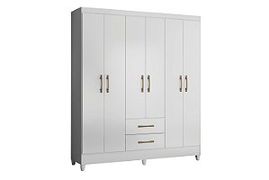 ROUPEIRO PANAMA 6 PORTAS - BRANCO