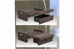 SOFA CAMA DAIANE - MARROM B256