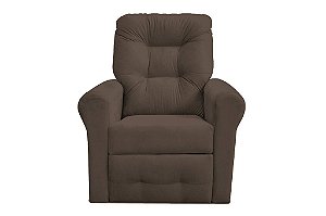 POLTRONA DO PAPAI CLIO SUEDE MARROM