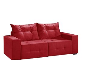 SOFA RETRATIL HAWAII 1,85m - VERMELHO