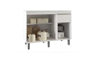 BALCAO 120 C/PT VOLLARE BRANCO - FIORELLO