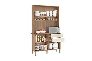 KIT DE COZINHA MILENA/ELOA 115 MAN/CHAMPANHE - FELLICCI