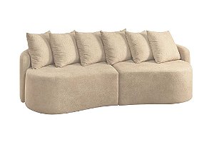 SOFA LIVING ORGANICO MERLIM - BOUCLE MARFIM/621 - JC ESTOFAD