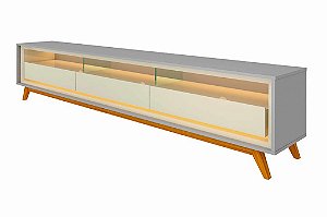 BANCADA REQUINTE LED 212 CINZA/OFF - GELIUS