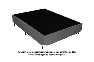 BOX/BASE *138X30 SUEDE CINZA - ECOTEC