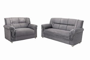 SOFA 3X2 LUG 5014 CINZA - PRIMOR