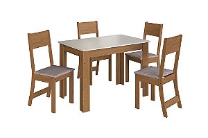 CJ MESA ATLANTA 1.08 FREIJO/OFF C/4CAD LINHO/797 - INDEKES