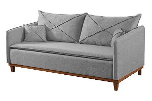 SOFA LIVING LISBOA LINHO CINZA/27 - BOARETO