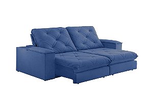 SOFA RETR SF.3670 CUIABA 250CM VEL AZUL/325 - EST TEIXEIRA