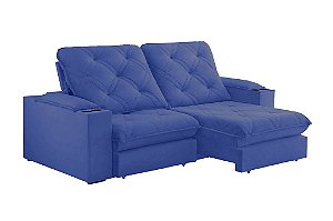 SOFA RETR SF.3670 CUIABA 250CM VEL AZUL/325 - EST TEIXEIRA