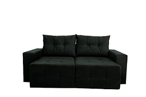 SOFA RETR HAWAII 185 VEL PRETO - PRIMOR