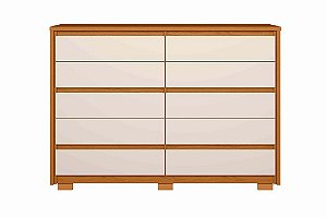 COMODA DUETTO 10GAV CINAM/OFF - ALBATROZ