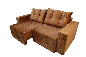 SOFA RETR SF.4820 HAWAII 185 TERRACOTA LISO - ESTOFAMART