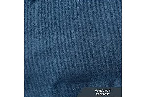 SOFA CJ 3X2 LUG CAETE/2084 VEL AZUL/D 2077 - LUFER