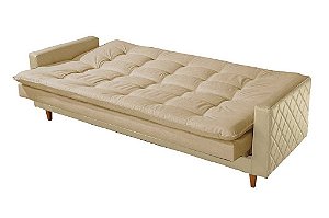 SOFA CAMA SF.5820 VIENA LINHO BEGE 306/BEGE 306 - LUXURY