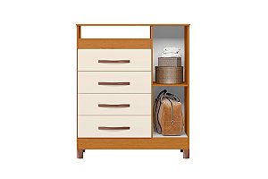 COMODA TURQUESA 4GAV 1PT CINAM/OFF - ALBATROZ
